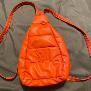 Small Orange Steve Madden Backpack